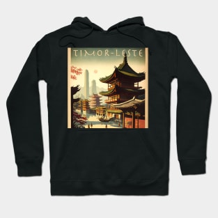 Timor-Leste Vintage Travel Art Poster Hoodie